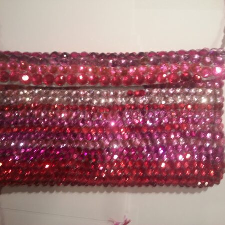 Red and Pink Bejeweled Purse